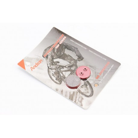 Гальмівні колодки Disk-brake (Xiaomi Mijia M365, Wiggle Voxa MD35), червоні YL-1005 Andson