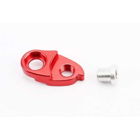 Подовжувач кріплення заднього перемикача, алюмінієвий, червоний Китай (411618)