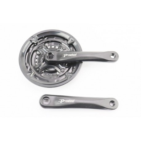 Шатуны "квадрат" 175мм, 42.34.24T MTB, алюминиевые, чёрные MA-AC49 PROWHEEL