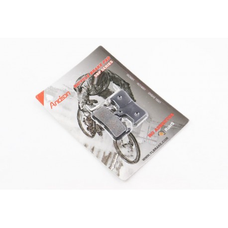 Тормозные колодки Disk-brake (Shimano BR-M755, M755DH, XTR Pre-02, Grimeca system 8, Hope M4, Sram 9,0), чёрные YL-1010 Andson