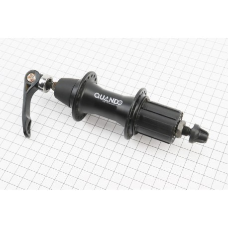 УЦЕНКА вело Втулка задняя MTB алюминиевая 14Gx36H под кассету 8-10зв, V-brake, крепл. эксцентрик, чёрная KT-WSER (нетоварный вид