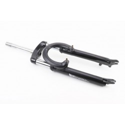 Вилка 24" амортизационная, с резьбой 1" (25,4мм), шток 190мм, с ходом 50ммм, V/Disk-brake, чёрная ES-226 AVANTI