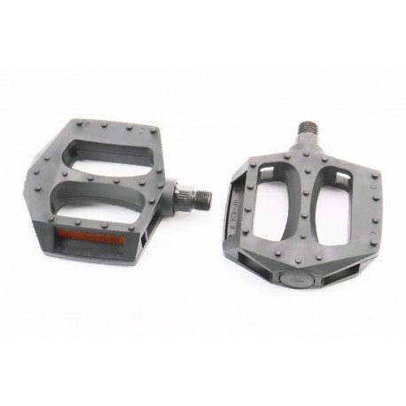 Педалі BMX 9/16" (110x100x26мм) пластикові, чорні HF-820 Китай