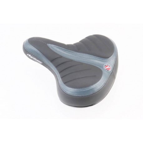 Сиденье ХВЗ 245x210мм, чёрно-серое AZ-92BF-3Q Agilette
