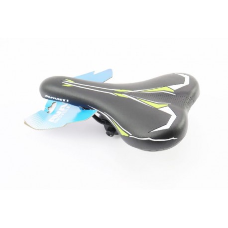 Сиденье MTB 265x155мм, чёрно-зелёное AVY-6632 AVANTI