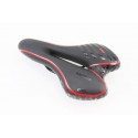 Сиденье MTB 270x160мм, чёрно-красное "GEL" Китай