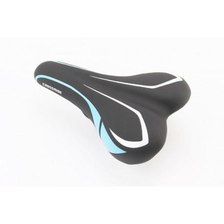 Сидіння MTB 240x140мм, чорно-синьо-біле BSK-901-В Китай