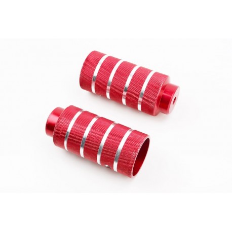 Пеги ВМХ Ø50х112мм під вісь10мм, алюмінієві, червоні к-кт Китай