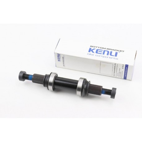 Каретка "шлицы BMX 48T-19мм" 140мм, с направляющим шлицом, 2 пром-подшипники (19*37*9), KL-11D (Spanish Type) KENLI