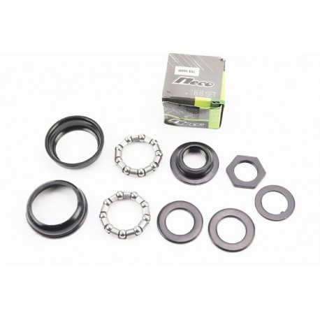 Крепление каретки BMX с чашками ?51,5мм, черное B889 (не комплект, см. фото) Neco