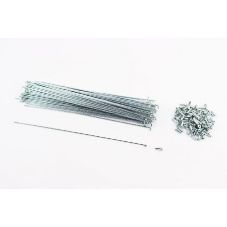 Спиця 14Gx238мм (100шт к-кт), хром Китай