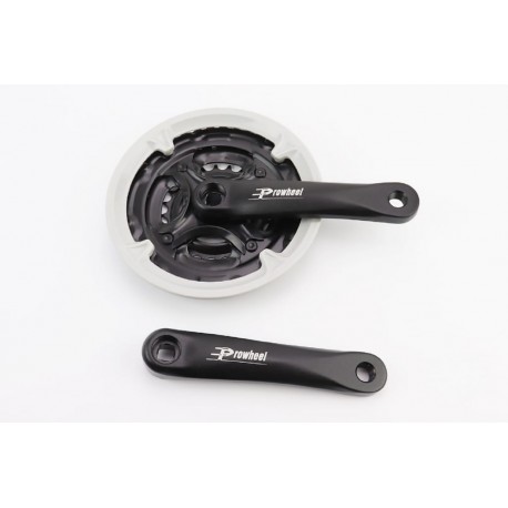 Шатуны "квадрат" 152мм, 42.34.24T MTB, алюминиевые, чёрно-серый MA-AC49 PROWHEEL