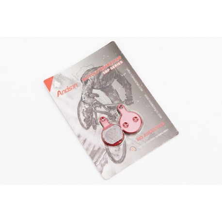 Гальмівні колодки Disk-brake (Tektro Novela 2011), червоні YL-1050 Andson