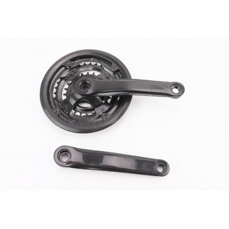 Шатуни "квадрат" 170мм, 42.34.24T MTB, чорні BL 05 Китай