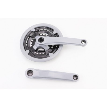 Шатуни "квадрат" 170мм, 42.34.24T MTB, сірі GR 05 (можливі потертості) Китай