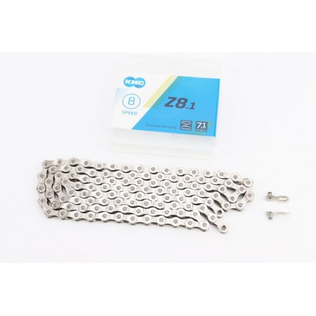 Ланцюг приводний 1/2х3/32"х114L 8 швидкостей, сріблястий Z8.1 KMC