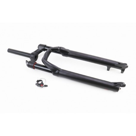 Вилка 29" амортизаційна, без різьби 1-1/8" (28,6мм), шток 200мм, з ходом 110мм, Disk-brake, пружинно-оливна, виносний Lockout, а