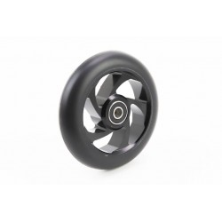 Колесо трюкового самоката 110мм, алюминиевое, пром-подшипники 608 (8х22х7) 2RS, чёрное Китай