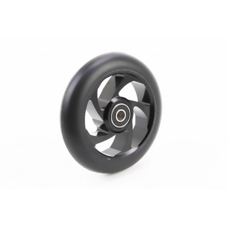 Колесо трюкового самоката 110мм, алюминиевое, пром-подшипники 608 (8х22х7) 2RS, чёрное Китай