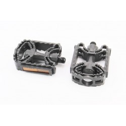 Педалі MTB 9/16" (113x78.5x23мм) пластикові, чорні PD-17 Китай