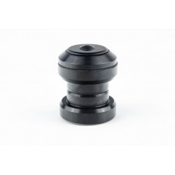 Кермова колонка 1-1/8" (34/28,6x34/30мм) безрізьбової вилки, пром-підшипники, чорна KL-B208 KENLI