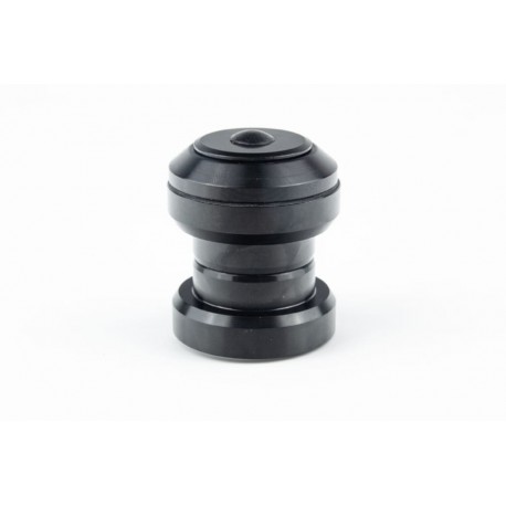 Рулевая колонка 1-1/8" (34/28,6x34/30) безрезьбовой вилки, пром-подшипники, чёрная KL-B208 KENLI