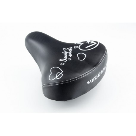 Сидіння ХВЗ 260x220мм, на металевій основі, чорне VELOMAN S008 Baisike