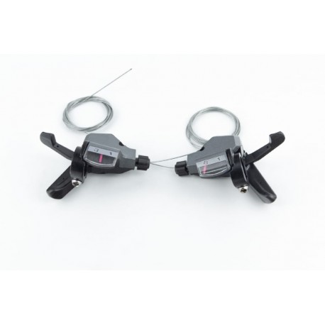 Перемикачі (манетка) 3x8 швидкості, сіро-чорні SL-KD-30 SUNRUN