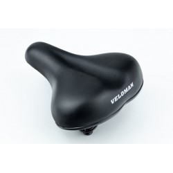 Сиденье ХВЗ 255x220мм, чёрное VELOMAN BSK-191 Baisike