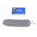 Цепь приводная 1/2х11/128х118L 11 скоростей, серая X11 KMC