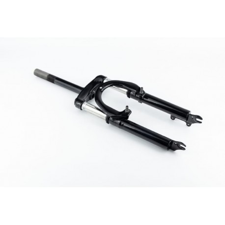 Вилка 20" амортизаційна, з різьбою 1" (25,4мм), шток 200мм, з ходом 50мм, V/Disk-brake, чорна Китай