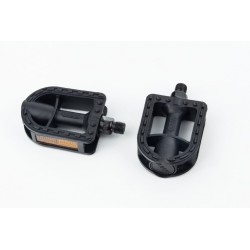 Педали CHILD 1/2" (95x63x25mm) пластиковые, чёрные WP-148 Neco