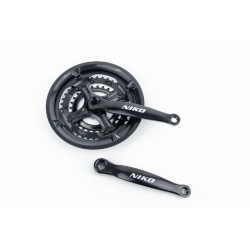 Шатуны "квадрат" 170мм, 48.38.28T MTB, чёрные NSS-3001 NIKO