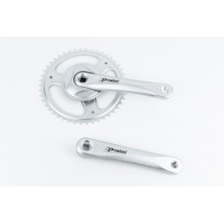 Шатуны "квадрат" 170мм, 46T (1/8") CITY, алюминиевые, серые PRA-11C PROWHEEL