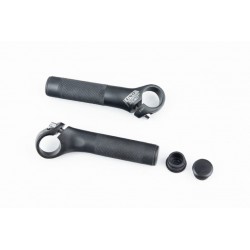 Ріжки керма 22,2x110мм алюмінієві, чорні BE-TG1 UNO