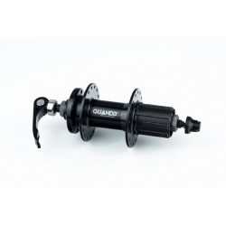 Втулка задня MTB алюмінієва 14Gx32H під касету 8-11зв, Disk-brake, кріпл. ексцентрик, чорна KT-К69R QUANDO