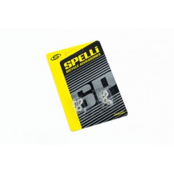 Замок цепи MTB 7/8зв. на блистере (2шт к-кт), серебристый SPELLI