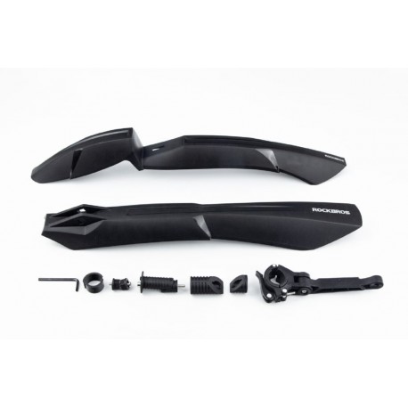 Крылья пластмассовые 24-26" MTB, чёрные RockBros