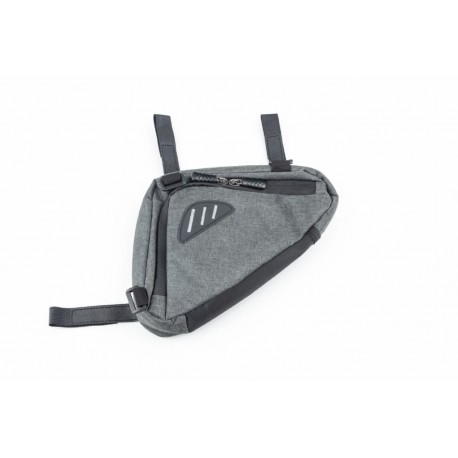 Сумка під раму трикутна 260х220х160мм, кріпл. на липучці, сіра Китай