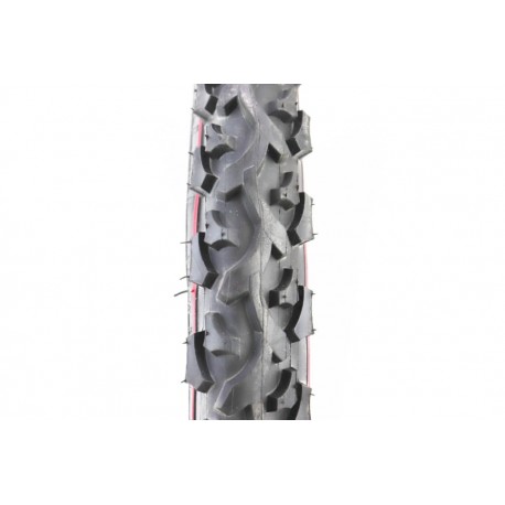 Шина 16"х1,75 (47-305) шипованная с красной полосой S-186 DELI