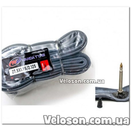 Камера 27.5x1.95/2.125 FV (Presta) WANDA 48мм