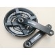 Шатуны система Shimano TY-301 42*34*24T алюминиевые черные