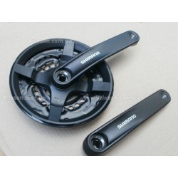 Шатуны система Shimano TY-301 42*34*24T алюминиевые черные