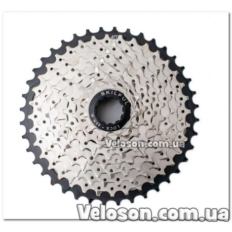 Кассета SkilFul CS-M370 9-к 11-40T никелированная