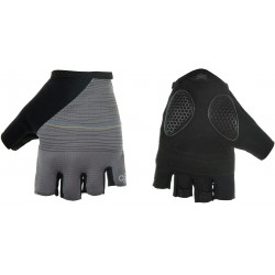 Перчатки ONRIDE Catch 20 цвет черный с желто-голубыми полосками размер L