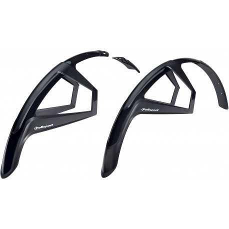 Комплект крыльев POLISPORT G-MUD GRAVEL 28" (50 мм) черный