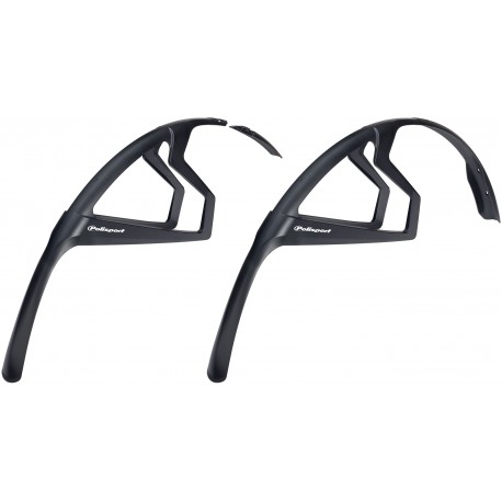 Комплект крил POLISPORT R-MUD ROAD 28" (32 мм) чорний
