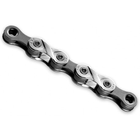 Ланцюг KMC X8 Silver/Grey 8 швидкостей 114 ланок срібний/сірий + замок