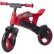 Біговел POLISPORT Balance Bike термопластиковий (2-5 років) до 25 кг чорний/червоний