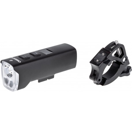 Велосипедная фара ONRIDE Swift (1500 lm, 4800 mAh, Type-C), Power Bank, инд. заряда, алюминиевая